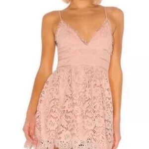 NBD lace mini dress XS NWOT